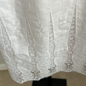 Lauren by Ralph Lauren white linen dress